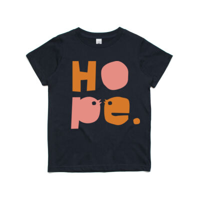 Kids Orange/ Peach HOPE tee Kids Orange/ Peach HOPE tee Thumbnail