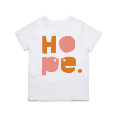 Kids Orange/ Peach HOPE tee Kids Orange/ Peach HOPE tee Thumbnail